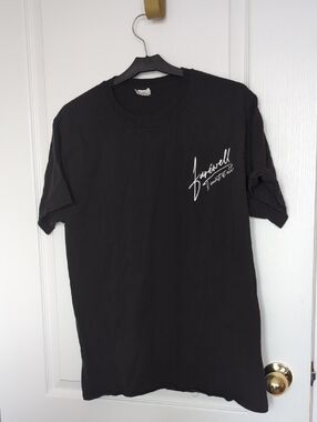 Hanes Black Farewell Script Logo Tee - Unbranded